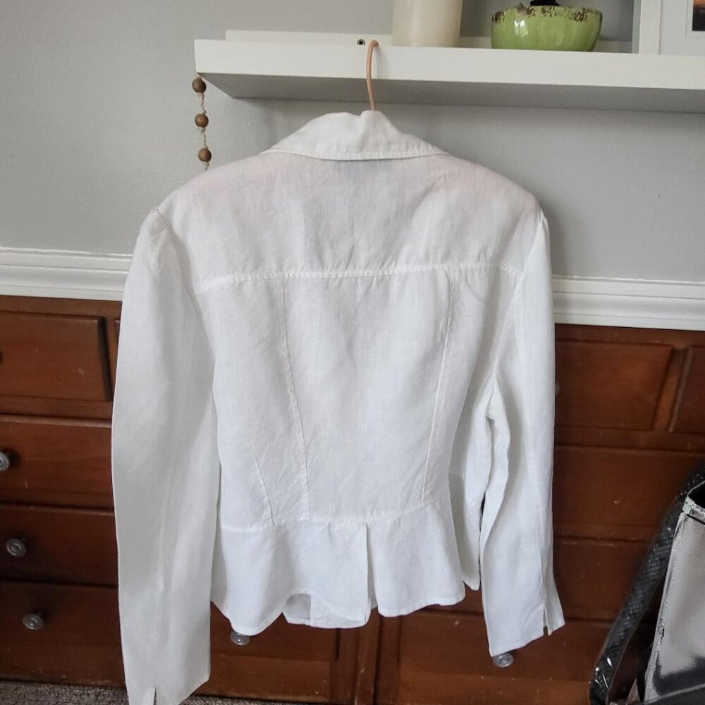 INC Linen Short Jacket Size Xl - Picture 2 of 3